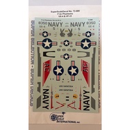 SUPERSCALE DECAL 72-880 F-4J Phantom II VF-31, VX-4 "White Bunny" 1/48 - DECAL