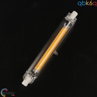 QBK6Q R7S Lamp Tube, Replace 110v/220v COB Tube Bulb, Spotlight Dimmable 360 Glow Halloween