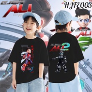 🎀 【Ready Stock】Ejen Ali Movie 2 Baju Kids T-Shirt Cotton Graphic Printed Boys and Girls Shirt#031