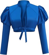 Regency Spencer Jacket Womens Jane Austen Costume Victorian Empire Waist Regency Crop Coat Top for B