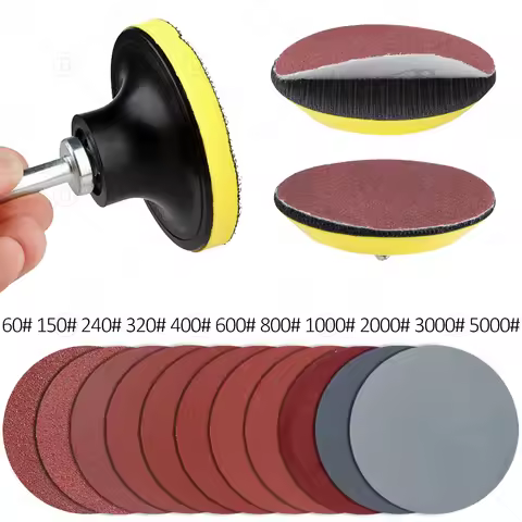 3 Inch 75MM Sandpaper Assorted Girt 60 To 5000 Sand Paper For Random Orbital Sander Car Polishing Wo