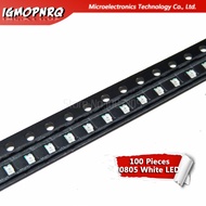 100pcs Green Yellow Red Blue White  0805 SMD LED diodes light