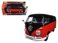 Motormax Volkswagen 1/24 福斯 合金車 胖卡紅黑 現貨代理