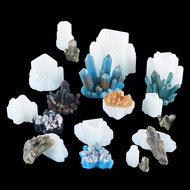 Diy crystal epoxy mold resin 11 crystal cluster stone jewelry ornaments epoxy resin frosted decorati