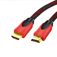 全城熱賣 - hdmi1.4版1080電腦顯示器高清線 電視分屏線視頻連接線（黑紅色-20米（實足18米））