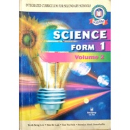 [SILIBUS LAMA] Buku Teks Sains KBSM T1 - T3 Versi Bahasa Inggeris (TERPAKAI)