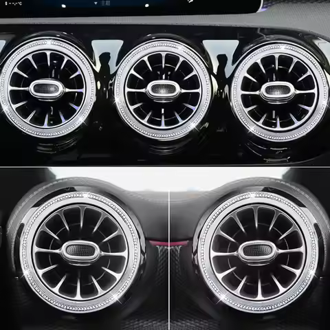 For Mercedes Benz A CLA Class W177 C118 A180 A200 A220 A250 A35 AMG 2020+ Center Console Trim Diamon