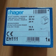 Timer Switch Hager Eh111. 230V 50 Hz 24H 16A