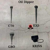 Oil Dipper C70 EX5 GBO Kriss LC135 SRL Y100 Y110 Engine Oil Dipstick Motorcycle Parts