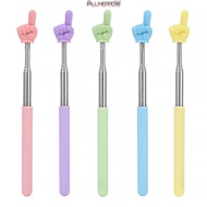ALLINERROWWS Teaching Pointer, Stainless Steel Finger Design Finger Reading Sticks, Professional Tel