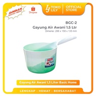 Aesthetic Round Plastic Water Dipper 1.5 Liter Awani Basic Home BGC-2