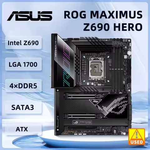 ASUS Z690 Motherboard ROG MAXIMUS Z690 HERO Motherboard LGA 1700 support i9-14900KF 13900 12900K 127