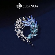 Eleanor Accessories brooches for men and women, flower wreath with stones, fashion Accessories, broo