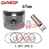 Motorcycle  piston and ring for YAMAHA AG200 ZS200-GY LZX200GY-2 LY200