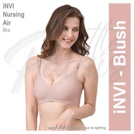 SHAPEE iNVI Nursing Air Bra Maternity Breastfeeding Bra Wireless Seamless Bra Ibu Menyusu