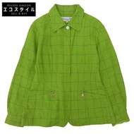 Christian Dior Sport 格紋亞麻襯衫外套，女款，L碼