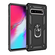 Samsung Galaxy S7 S8 Plus S9 Plus S10 5G S10e Casing Heavy Duty Tough Rugged Armor Case Metal Kickst