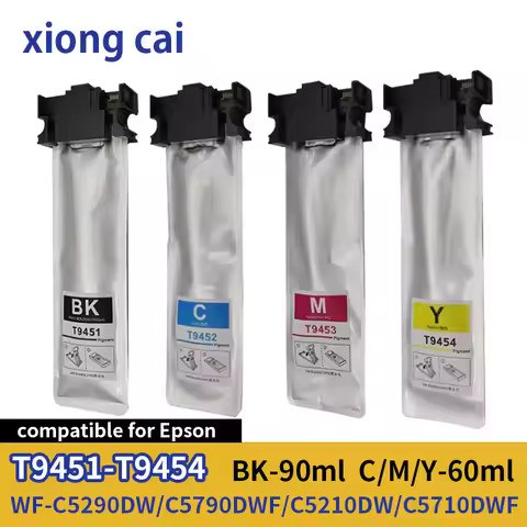 compatible for Epson WorkForce Pro WF-C5210DW WF-C5290 WF-C5710 WF-C5790 printer 4Colors Ink Cartrid