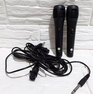 MIC Set Microphone Karaoke Speaker 3.5mm / 6.35mm Mic Karaoke Colokan Kecil / Besar | Mic Karaoke Kabel Colokan Kecil | Microphone Karaoke Suara Bagus | Mik Bluetooth Karaoke | Mic Bluetooth Karaoke |Mik Karaoke Suara Jernih | Mik Kabel SUara Jernih HITAM