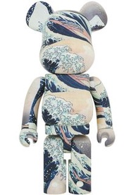 實體店預訂 <日版> 日本現貨直送 Medicom Toy Be@rbrick Bearbrick 葛飾北斎「神奈川沖浪裏」1000% 富嶽三十六景 神奈川 浮世繪 ( 請先訊息確認預訂)