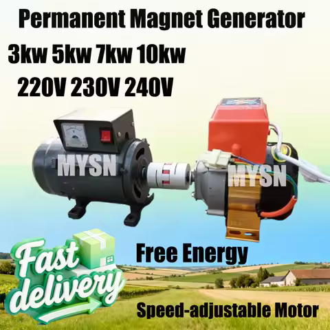 220V 230V Portable Permanent Magnet Generator Brushless AC Generator 10KW 7KW Alternator Set for Hom