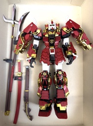 已砌模型 1:100 MG mobile suit Bandai 機動戰士鋼彈高達 1/100 MG master Grade  Gundam 真武者頑駄無太戰國日本武士古代 配件及散件電鍍金色配件 