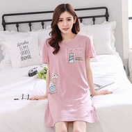 seluar tidur wanita baju tidur perempuan Piyama wanita musim panas sutera ais rok seksi kapas nipis 