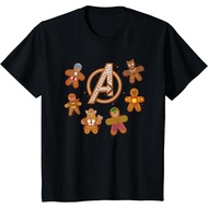 Marvel Avengers Gingerbread Cookies Holiday Long Sleeve T-Shirt
