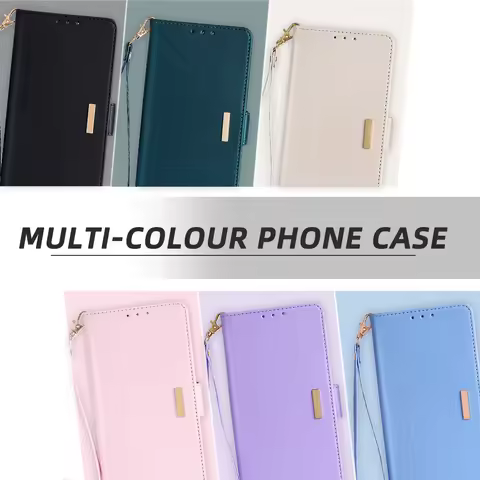 Fashion Magnetic Side Buckle Flip Leather Wallet Case for Honor Magic 8 Pro Air honor magic 7 5 6 Pr