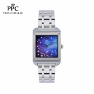 นาฬิกาข้อมือผู้หญิง นาฬิกา แฟชั่น หน้าปัด Galaxy แบรนด์ PPC FONTAINEBLEAU รับประกันสินค้า1 ปี PPC-DG