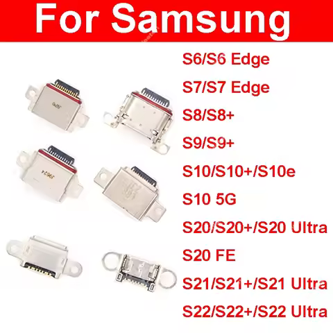 Charger Charging Connect USB Port Connector Plug For Samsung S7 S8 S9 S10 S20 S21 S22 Plus Ultra S10