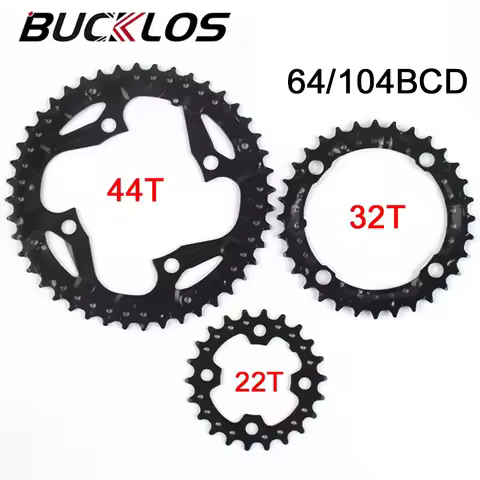 MTB Chainring 3*9S 22T 32T 44T Single/triple Bicycle Chainwheel Ultralight Mountain Bike Chainring f