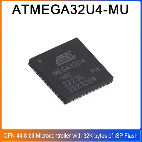1/5/20PCS ATMEGA32U4-MU QFN-44 ATMEGA32U4 MEGA32U4 ATMEGA 8-bit Microcontroller with 32K bytes of IS
