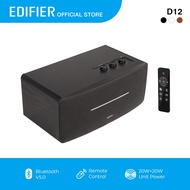 ◆◕EDIFIER D12 Speaker Bluetooth 5.0 Wooden Enclosure Support AUX Line In Input Theater And Music Sou