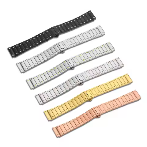 21mm Sandoz Watchband For Cartier Santos WHSA0007 WSSA0009 Whsa0010 men Watch strap 316 stainless st