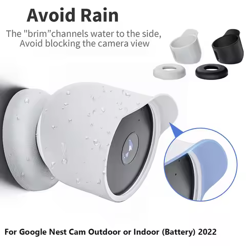 Camera Protector Silicone for Google Nest Cam Outdoor or Indoor Camera Cover Case Security Webcam Ho