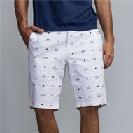 Giordano Mens Slim Twill Bermuda Shorts (180° Waistband) 01104213001 กางเกงขาสั้นผู้ชาย กางเกงจิออดา