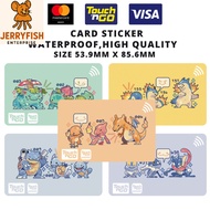 Pokemon TNG Card Skin - Touch n Go Card Sticker Cover (Waterproof, High Quality) ,TNG CARD