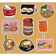 Korean Food Stickers Snacks Foods Noodles Ramen Samyang Tteokbokki Kimchi Bibimbap Kimbap StreetFood
