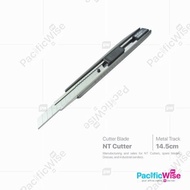 NT Cutter Knife with Metal Grip A-300GRP/Utility Knife/Stationery Blade/Pisau Pemotong (1's/Pack) - 