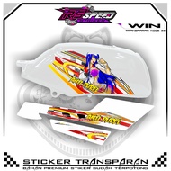 WIN Striping Variations of TRANSPARENT WIN Stickers CODE F.33 PREMIUM MATERIAL
