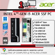 USED DESKTOP PC ACER VERITON OFFICE SCHOOL PC  INTEL 4TH GEN CORE I3 I5 SFF UNIT WINDOWS 10/11 REFUR