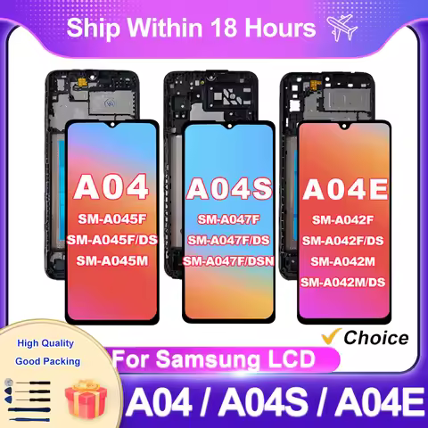 AAA+ 6.5" For Samsung Galaxy A04 LCD A04s A04e Display Replacement Parts For Samsung A045 A042 A047