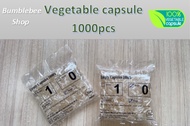 (Msia Stock) Vegetable capsule Empty Gelatin Capsule (Size 0/1) Halal Kapsul Kosong / 空胶囊 药壳