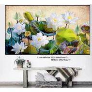 Lotus-Lotus Embroidered Painting E231(100*55),EDB231(150*70),Mn0260(150*66)