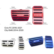 Honda Civic Fc / City GM6 2014-2019 / City GN2 GN5 Foot Pedal Anti-slip Gas Brake Pedal Kit Mugen Fo