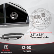 2pcs AFFALTERBACH AMG Transparent CAR STICKER CS-007