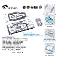 Bykski N-ST3090XG-TC, Front and Rear Active Cooling GPU Water Block for ZOTAC RTX3090 GAMING OC - Active Backplate