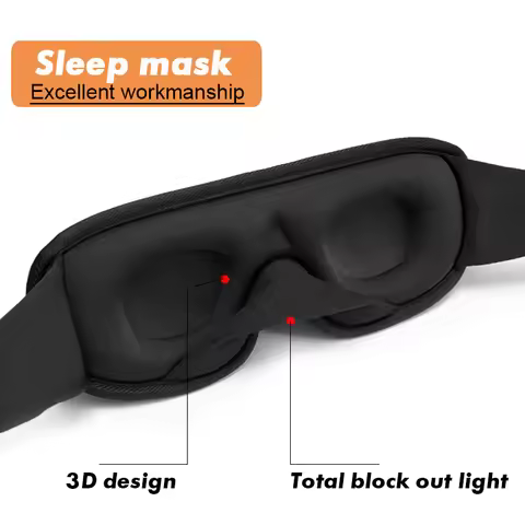 3D Sleeping Mask Slaapmasker Eye Shade Blindfold Sleeping Aid Face Mask Eyepatch