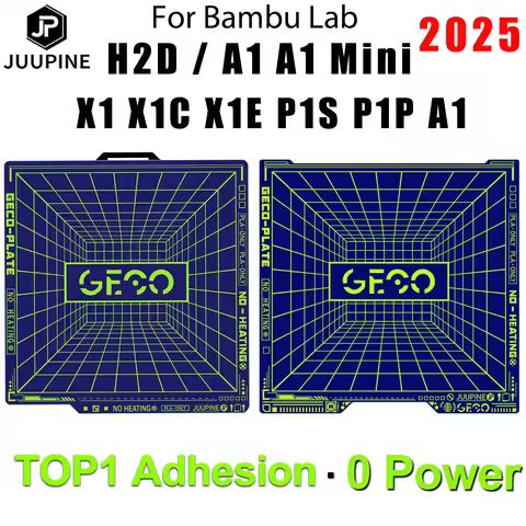 NEW Geco PLA Plate For Bambulab H2D Plate A1 Mini A1 X1 P1P P1S PLA Plate For Bambu lab P2S Build Pl